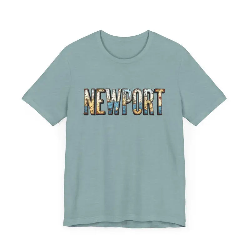Newport Graphic Unisex Coastal Jersey Tee for All Occasions - Ocean State Styles