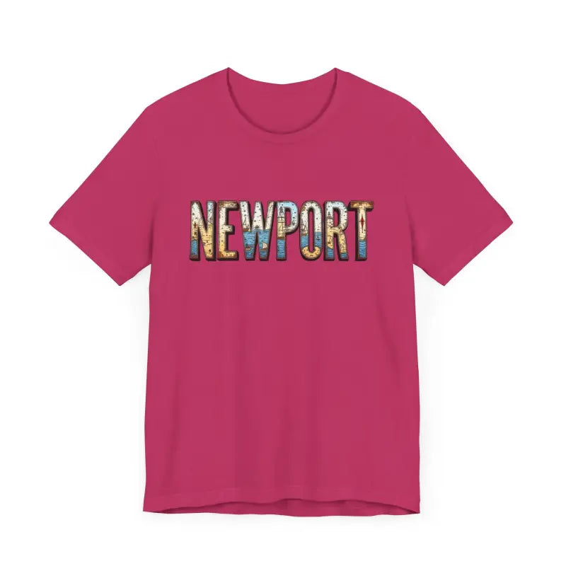 Newport Graphic Unisex Coastal Jersey Tee for All Occasions - Ocean State Styles