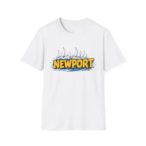 Newport Graphic Unisex Softstyle T-Shirt for Casual Days - Ocean State Styles
