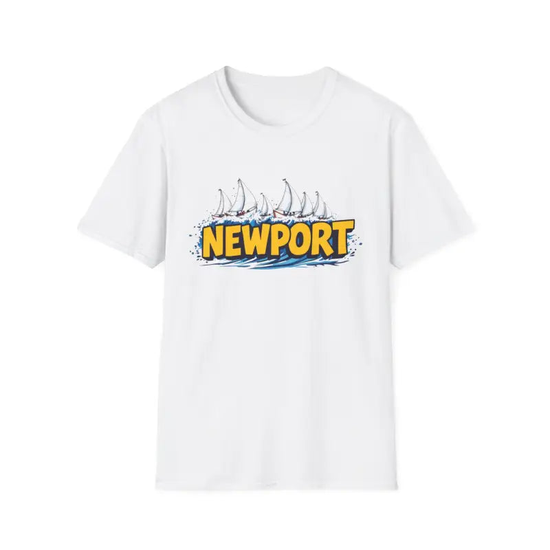 Newport Graphic Unisex Softstyle T-Shirt for Casual Days - Ocean State Styles