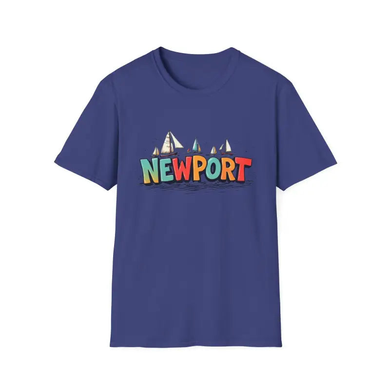 Newport Sailing Softstyle Unisex T Shirt for Every Occasion - Ocean State Styles