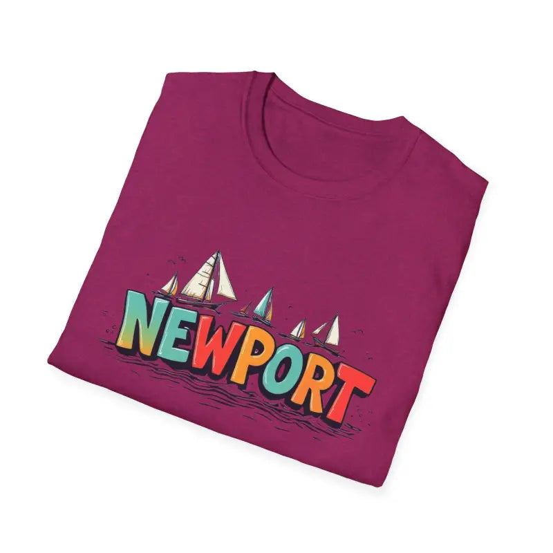 Newport Sailing Softstyle Unisex T Shirt for Every Occasion - Ocean State Styles