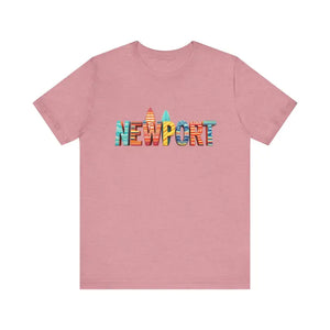 Newport Surfing Inspired Unisex Jersey Tee for Beach Lovers - Ocean State Styles