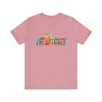 Newport Surfing Inspired Unisex Jersey Tee for Beach Lovers - Ocean State Styles