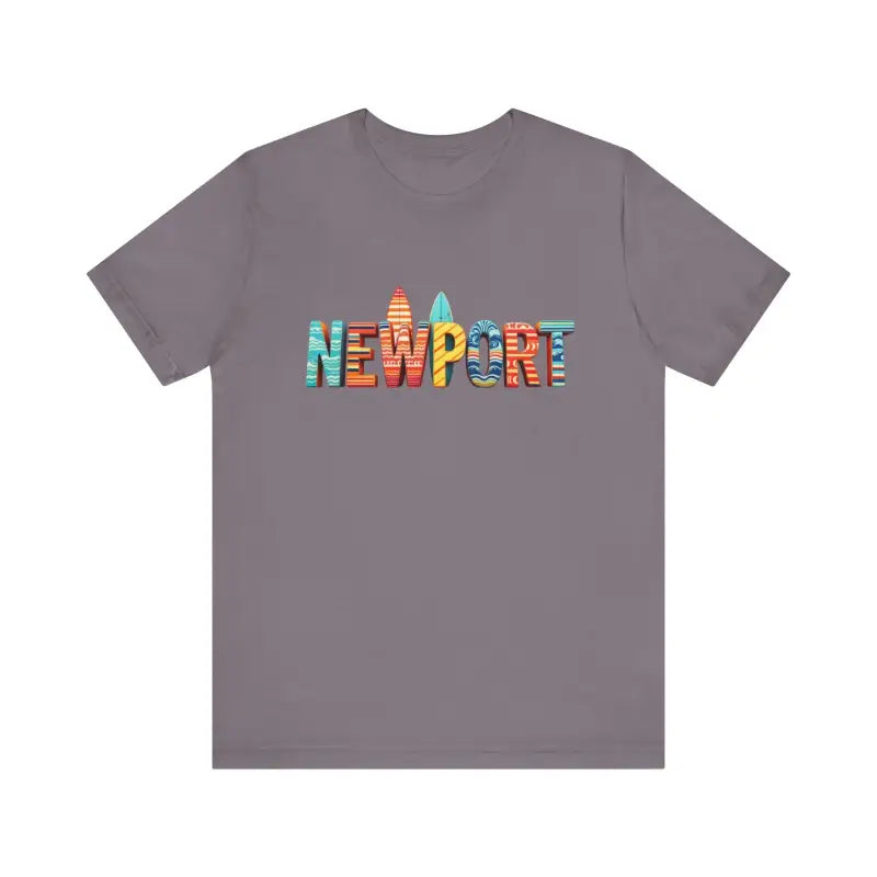 Newport Surfing Inspired Unisex Jersey Tee for Beach Lovers - Ocean State Styles