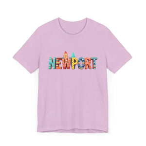 Newport Surfing Inspired Unisex Jersey Tee for Beach Lovers - Ocean State Styles