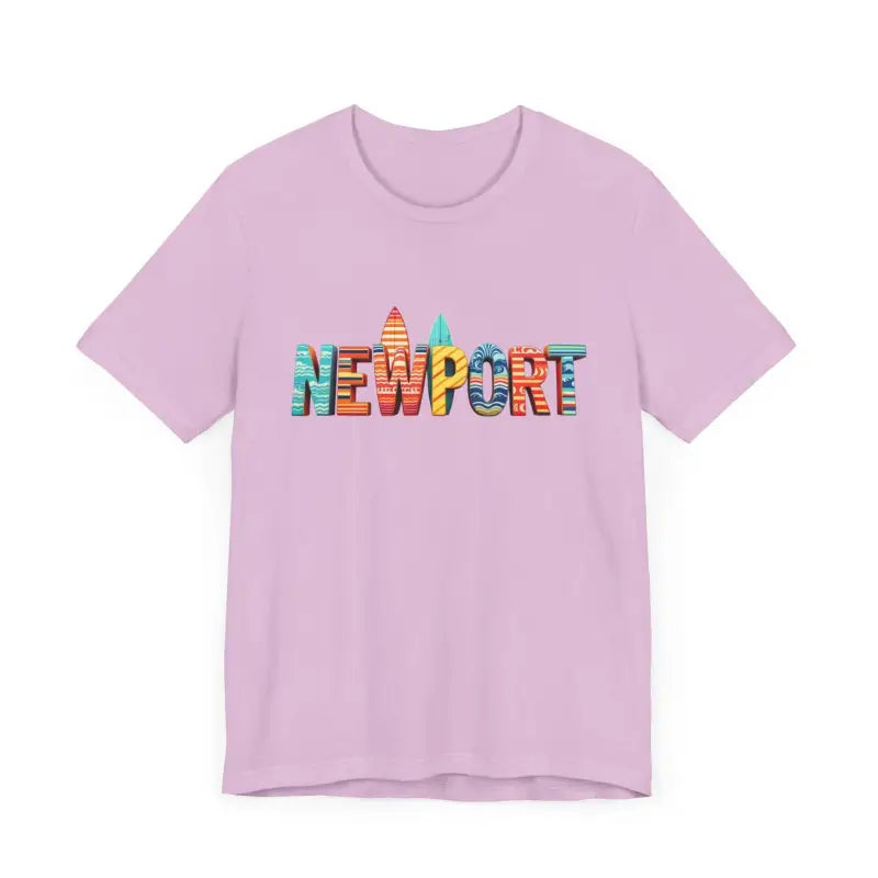 Newport Surfing Inspired Unisex Jersey Tee for Beach Lovers - Ocean State Styles