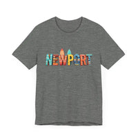 Newport Surfing Inspired Unisex Jersey Tee for Beach Lovers - Ocean State Styles