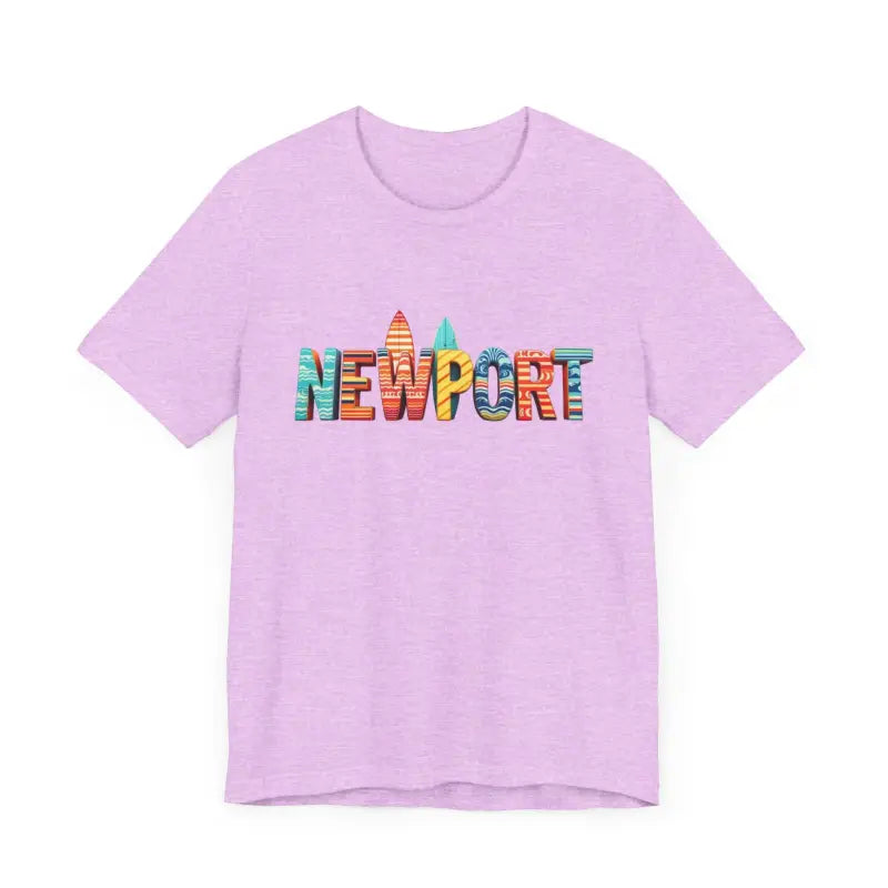 Newport Surfing Inspired Unisex Jersey Tee for Beach Lovers - Ocean State Styles