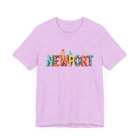 Newport Surfing Inspired Unisex Jersey Tee for Beach Lovers - Ocean State Styles