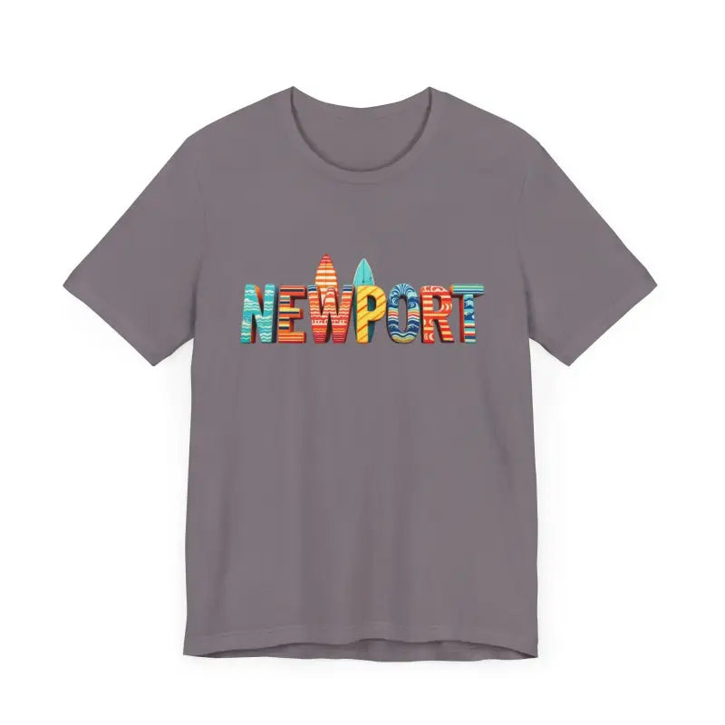 Newport Surfing Inspired Unisex Jersey Tee for Beach Lovers - Ocean State Styles