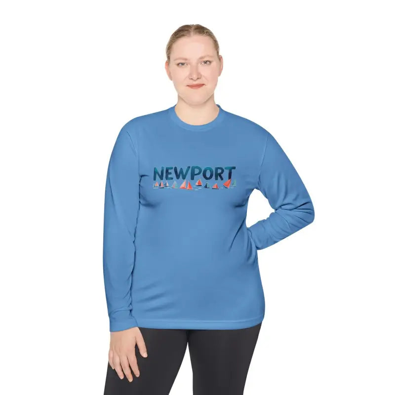 Newport Unisex Lightweight Long Sleeve Tee for Summer Fun - Ocean State Styles
