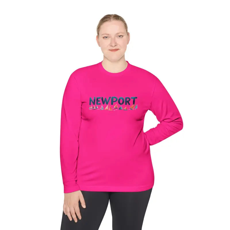 Newport Unisex Lightweight Long Sleeve Tee for Summer Fun - Ocean State Styles