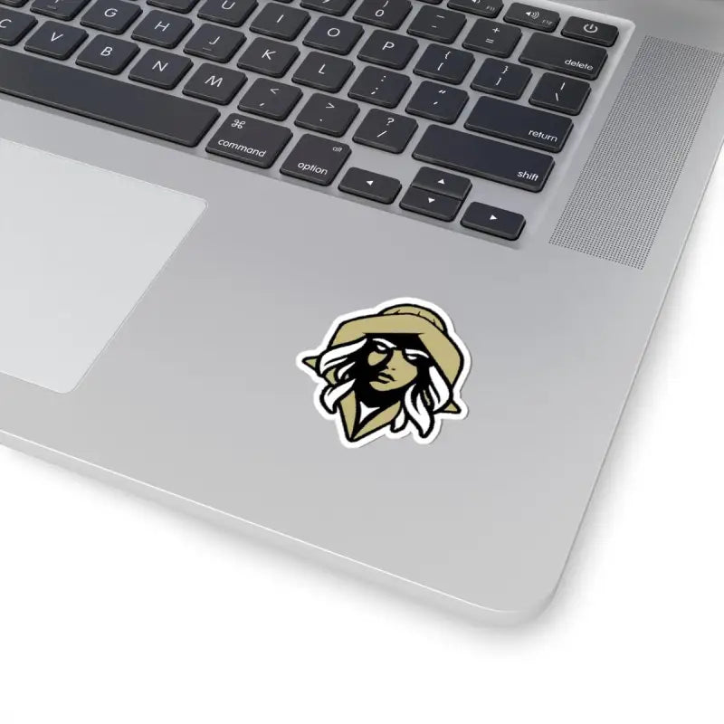 NKHS Lax Sticker featuring a woman with a hat for stylish indoor laptop decor