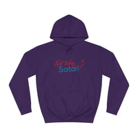 Not Today Satan Unisex Hoodie Bold Design Statement Style - Ocean State Styles