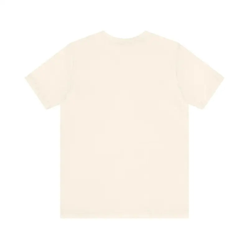 Solid cream-colored short-sleeved T-shirt from Off White with WILD AND FREE graphic