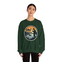 Oh Bite Me Fishing Crewneck Sweatshirt for Anglers - Ocean State Styles