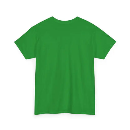 Olive Green T Shirt with Elf Graphic featuring a unique and stylish design