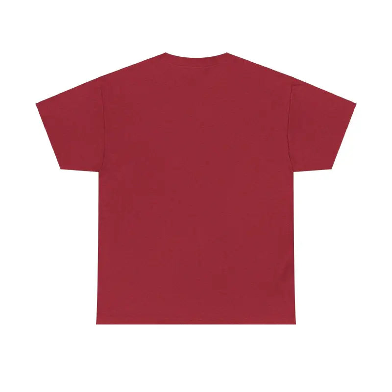 Maroon t-shirt featured in Olive Green T Shirt with Elf Graphic product display