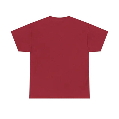 Maroon t-shirt featured in Olive Green T Shirt with Elf Graphic product display