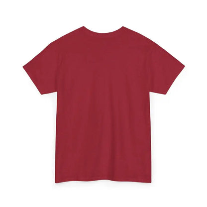 Maroon t-shirt featured in Olive Green T Shirt with Elf Graphic product display