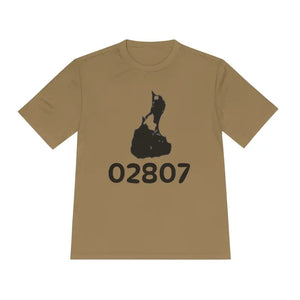 Olive Green Teal And Beige Unisex Moisture Wicking T Shirts - Ocean State Styles