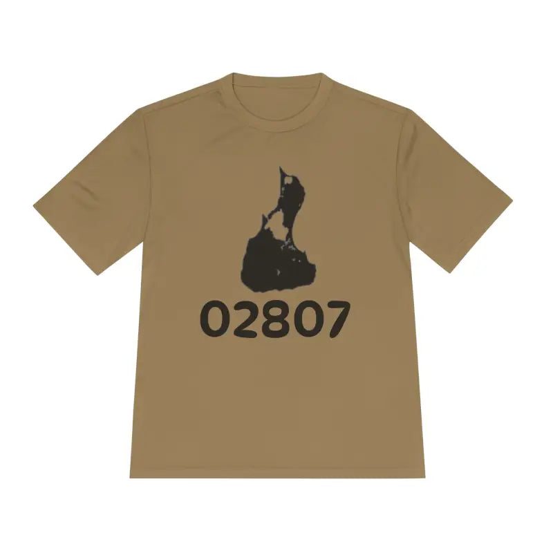 Olive Green Teal And Beige Unisex Moisture Wicking T Shirts - Ocean State Styles
