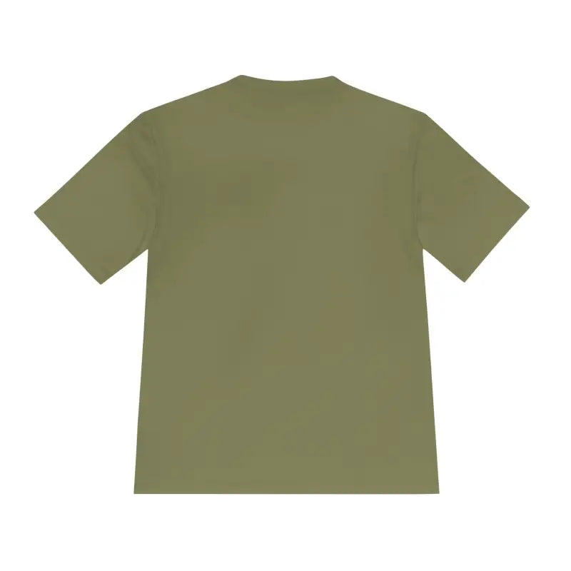 Olive Green Teal And Beige Unisex Moisture Wicking T Shirts - Ocean State Styles