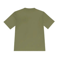 Olive Green Teal And Beige Unisex Moisture Wicking T Shirts - Ocean State Styles