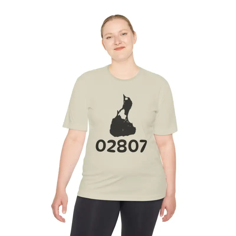 Olive Green Teal And Beige Unisex Moisture Wicking T Shirts - Ocean State Styles