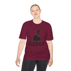 Olive Green Teal And Beige Unisex Moisture Wicking T Shirts - Ocean State Styles