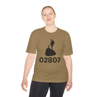 Olive Green Teal And Beige Unisex Moisture Wicking T Shirts - Ocean State Styles