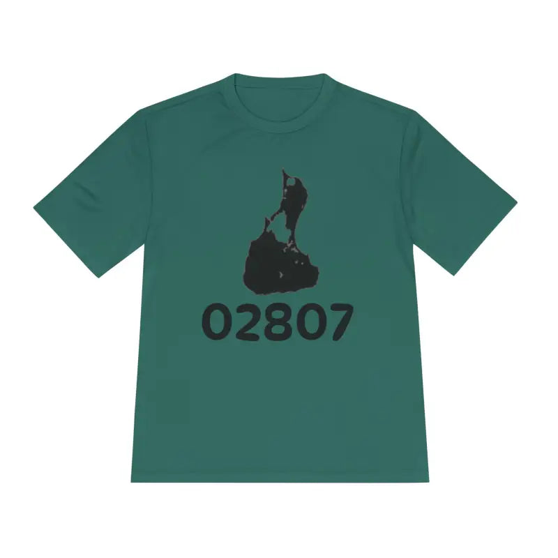 Olive Green Teal And Beige Unisex Moisture Wicking T Shirts - Ocean State Styles