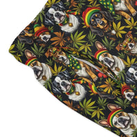 Patterned Boxer Shorts and Colorful Dog Print Swim Trunks for Dog Lovers - Ocean State Styles