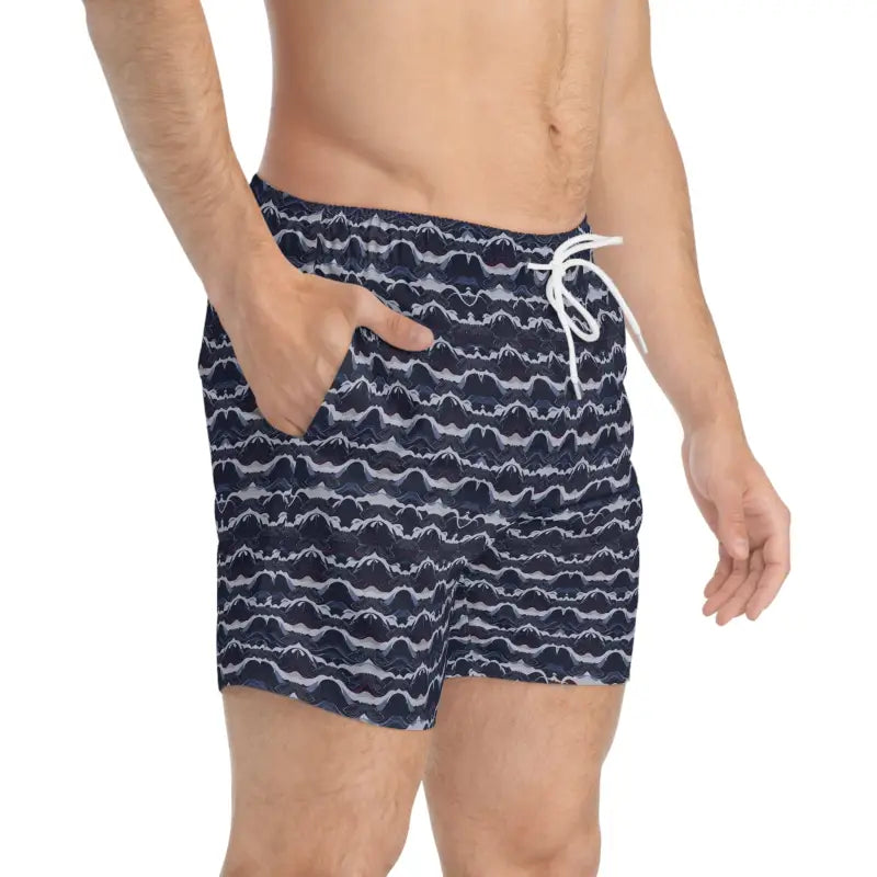 Patterned Men's Boxer Shorts and Ocean Wave Swim Trunks - Ocean State Styles