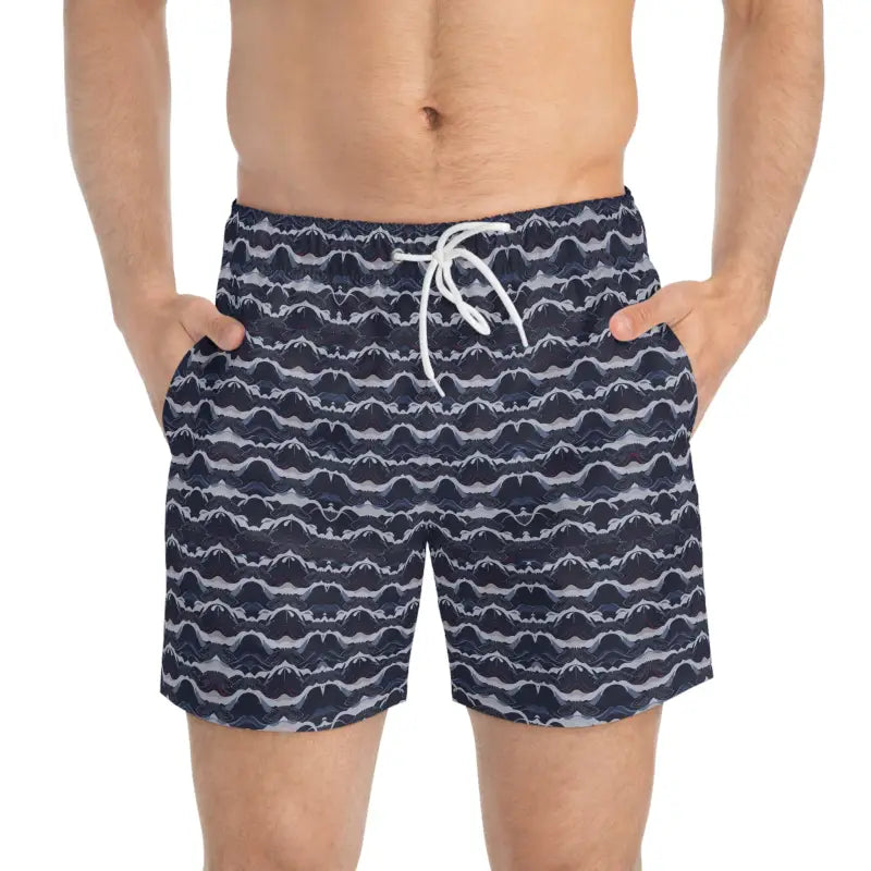 Patterned Men's Boxer Shorts and Nautical Wave Swim Trunks - Ocean State Styles