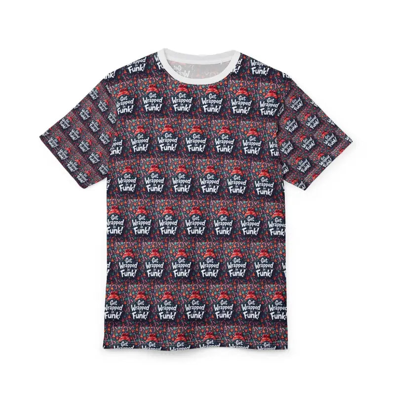Patterned Short Sleeved Ugly Christmas Tee for Holiday Fun - Ocean State Styles