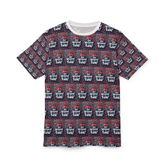 Patterned Short Sleeved Ugly Christmas Tee for Holiday Fun - Ocean State Styles