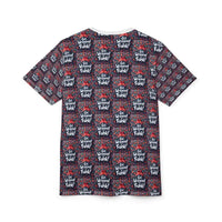 Patterned Short Sleeved Ugly Christmas Tee for Holiday Fun - Ocean State Styles