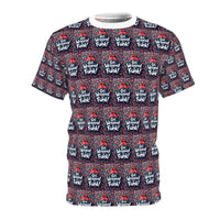 Patterned Short Sleeved Ugly Christmas Tee for Holiday Fun - Ocean State Styles