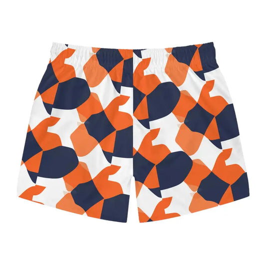 Colorful Geometric Swim Trunks for Summer Fun and Beach Days - Ocean State Styles