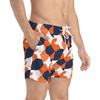 Colorful Geometric Swim Trunks for Summer Fun and Beach Days - Ocean State Styles