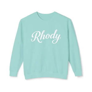 Peach Mint And Lavender Unisex Lightweight Crewneck Sweatshirts With White Script - Ocean State Styles
