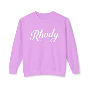Peach Mint And Lavender Unisex Lightweight Crewneck Sweatshirts With White Script - Ocean State Styles