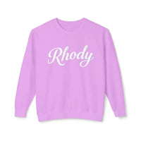 Peach Mint And Lavender Unisex Lightweight Crewneck Sweatshirts With White Script - Ocean State Styles