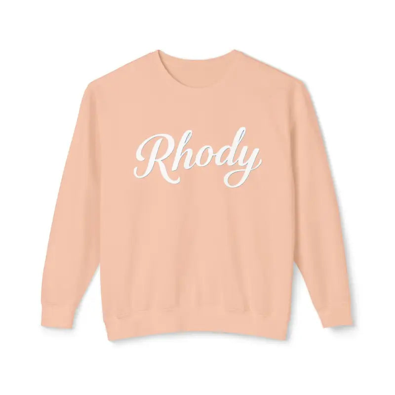 Peach Mint And Lavender Unisex Lightweight Crewneck Sweatshirts With White Script - Ocean State Styles