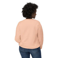 Peach Mint And Lavender Unisex Lightweight Crewneck Sweatshirts With White Script - Ocean State Styles