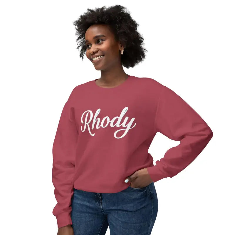 Peach Mint And Lavender Unisex Lightweight Crewneck Sweatshirts With White Script - Ocean State Styles