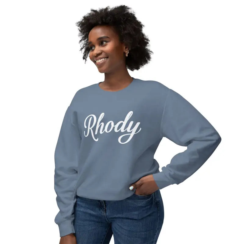 Peach Mint And Lavender Unisex Lightweight Crewneck Sweatshirts With White Script - Ocean State Styles