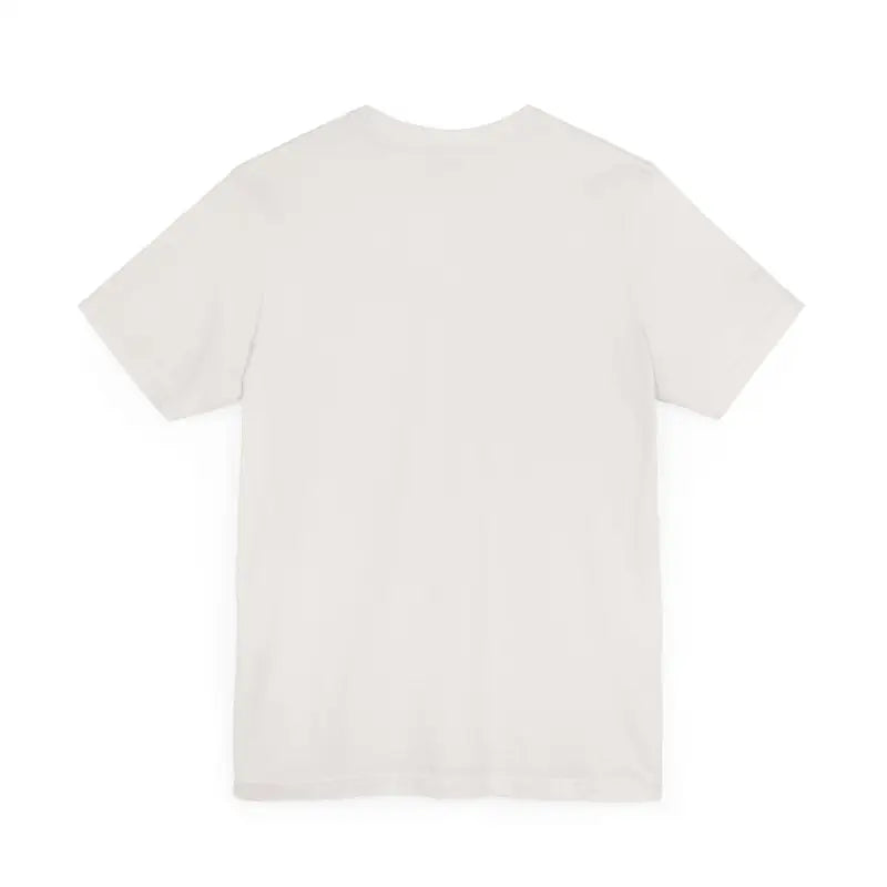 White short-sleeved t-shirt from Peach Retro Bus Unisex Jersey Tee collection